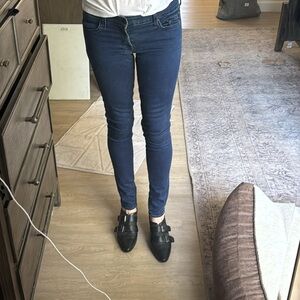 Black Double Buckle Leather Shoes booties slip on Splendid boots